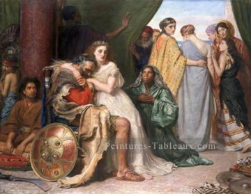  lit Tableaux - Jephthah préraphaélite John Everett Millais